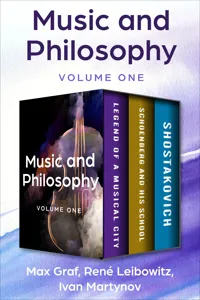 Music and Philosophy Volume One_cover