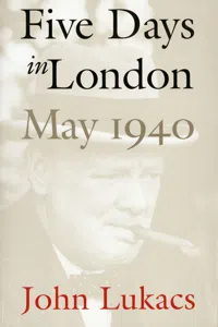 Five Days in London, May 1940_cover