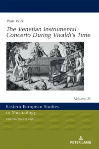 The Venetian Instrumental Concerto During Vivaldis Time_cover