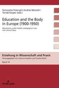 Education and the Body in Europe_cover