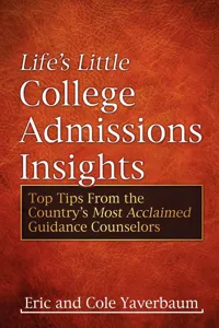 Life's Little College Admissions Insights_cover