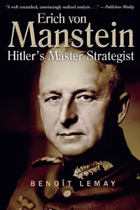 Erich von Manstein_cover