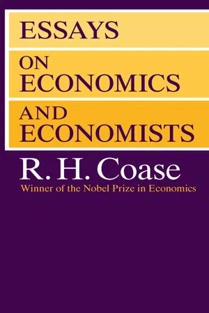 Essays on Economics and Economists