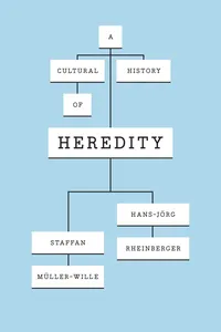 A Cultural History of Heredity_cover