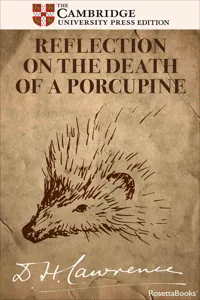 Reflection on the Death of a Porcupine_cover