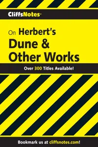 CliffsNotes on Herbert's Dune & Other Works_cover