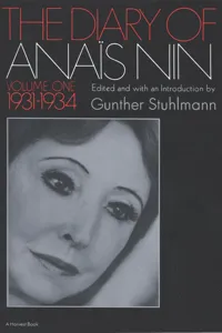 The Diary of Anaïs Nin, 1931–1934_cover