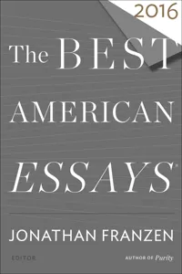 The Best American Essays 2016_cover