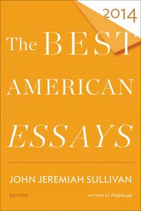 The Best American Essays 2014_cover