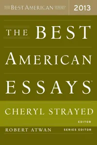 The Best American Essays 2013_cover