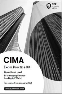 CIMA E1 Managing Finance in a Digital World_cover