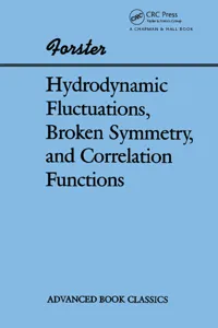 Hydrodynamic Fluctuations, Broken Symmetry, And Correlation Functions_cover