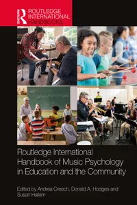 Routledge International Handbook of Music Psychology in Education and the Community_cover