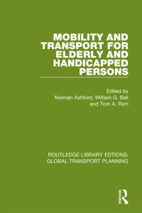 Mobility and Transport for Elderly and Handicapped Persons_cover