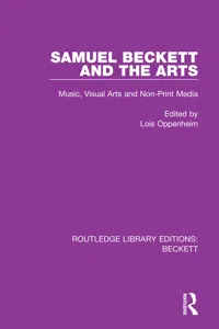 Samuel Beckett and the Arts_cover