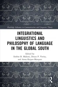 Integrational Linguistics and Philosophy of Language in the Global South_cover