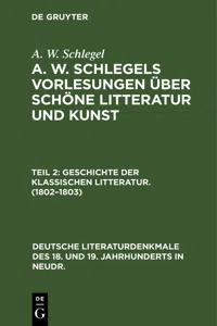 Geschichte der Klassischen Litteratur_cover