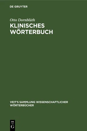 Klinisches Wörterbuch