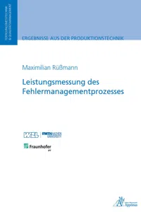 Leistungsmessung des Fehlermanagementprozesses_cover