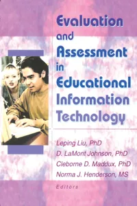 Evaluation and Assessment in Educational Information Technology_cover