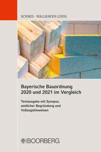 Bayerische Bauordnung 2020 und 2021 im Vergleich_cover