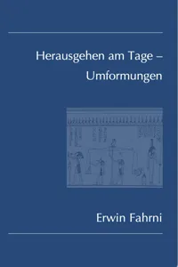 Herausgehen am Tage - Umformungen_cover