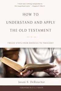 How to Understand and Apply the Old Testament_cover