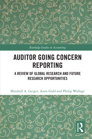 Auditor Going Concern Reporting