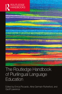 The Routledge Handbook of Plurilingual Language Education_cover