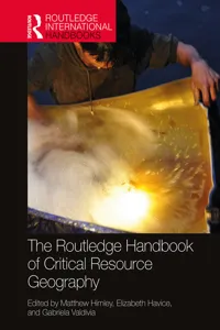 The Routledge Handbook of Critical Resource Geography_cover