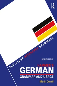 Hammer's German Grammar and Usage_cover