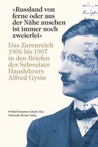 "Russland von ferne oder aus der Nähe ansehen ist immer noch zweierlei"_cover