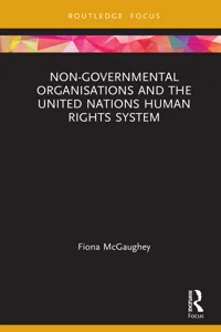 Non-Governmental Organisations and the United Nations Human Rights System_cover