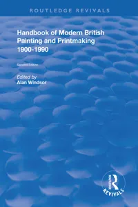 Handbook of Modern British Painting and Printmaking 1900-90_cover