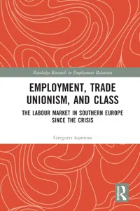 Employment, Trade Unionism, and Class_cover