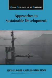 Approaches to Sustainable Development_cover