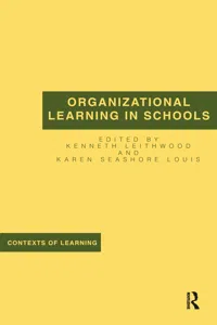 Organizational Learning in Schools_cover