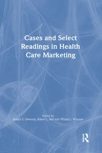 Cases and Select Readings in Health Care Marketing_cover