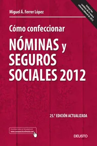 Cómo confeccionar nóminas y seguros sociales 2012_cover