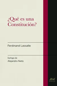 ¿Qué es una Constitución?_cover