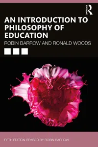 An Introduction to Philosophy of Education_cover