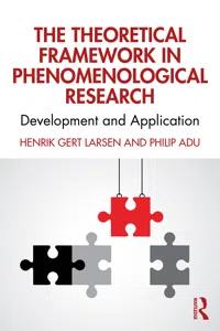 The Theoretical Framework in Phenomenological Research_cover