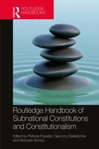 Routledge Handbook of Subnational Constitutions and Constitutionalism_cover