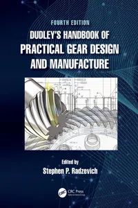 Dudley's Handbook of Practical Gear Design and Manufacture_cover