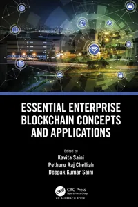 Essential Enterprise Blockchain Concepts and Applications_cover