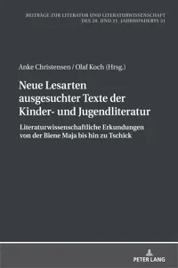 Neue Lesarten ausgesuchter Texte der Kinder- und Jugendliteratur_cover