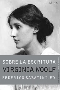 Sobre la escritura. Virginia Woolf_cover