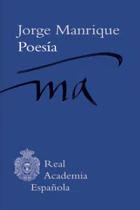 Jorge Manrique. Poesía_cover