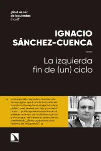 La izquierda: fin de ciclo_cover