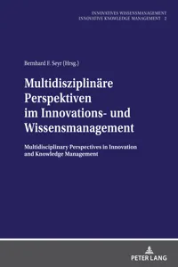 Multidisziplinäre Perspektiven im Innovations- und Wissensmanagement_cover